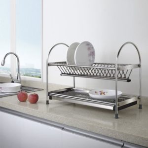 Free-standing dish rack