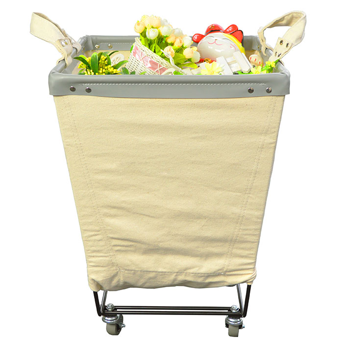 Rolling Canvas Laundry Hamper Laundry Cart