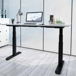 Standing Computer Desk 3 Stage Dual Motor Desk Venace