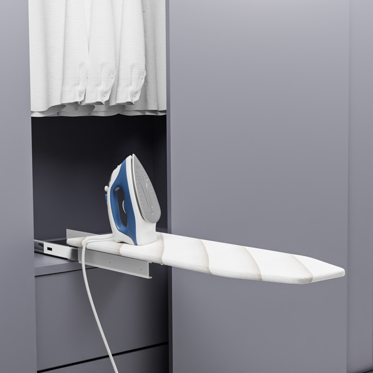 Folding Pull Out Ironing Board