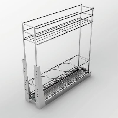 Base Cabinet Pull Out Basket With Knife Holder And Utensil Bin 150 400x400