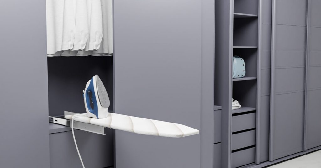 wall_mounted ironing board