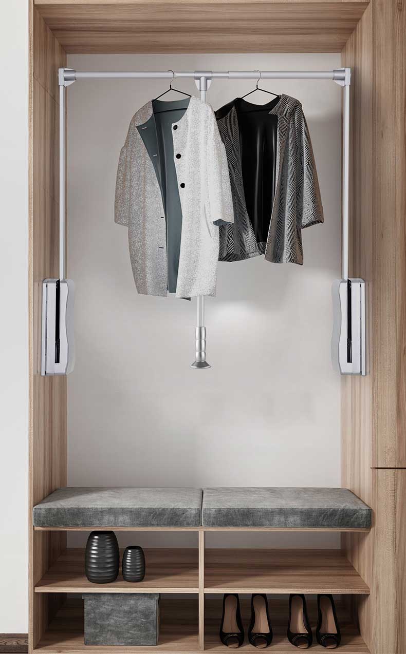 Adjustable Wardrobe Lift Rail