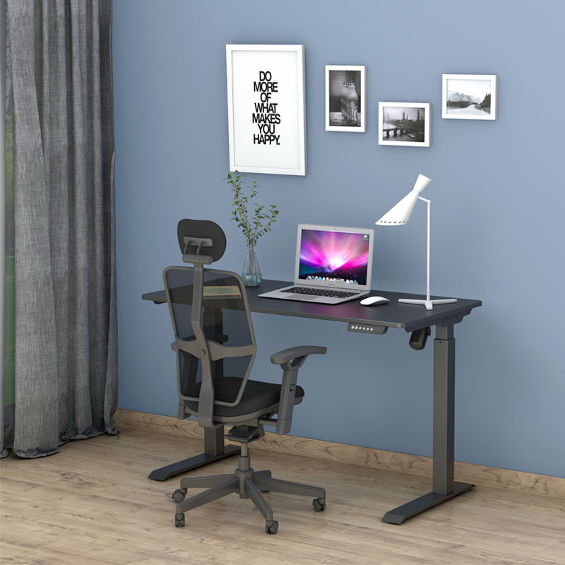 Details about   2-Stage Desk Height Adjustable Electric Stand up Desk Frame for Home Office New 
