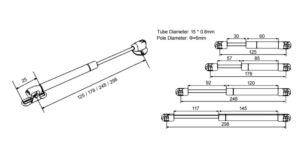 Gas Spring Size 3