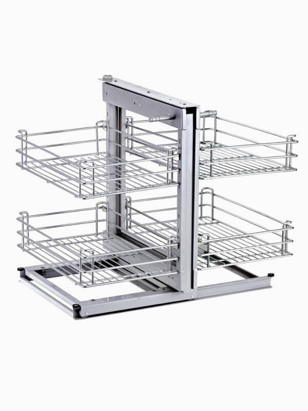 Magic Corner II Blind Corner Slide Out Kitchen Cabinet Organizer 600800 1