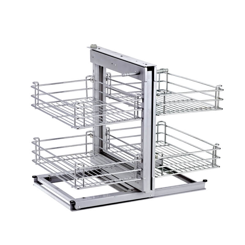 Magic Corner II Blind Corner Slide Out Kitchen Cabinet Organizer 800