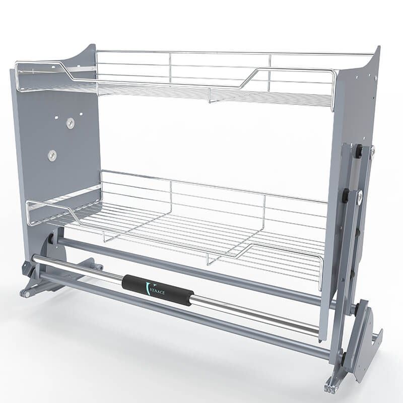 Pull Down Cabinet Mechanism Shelf