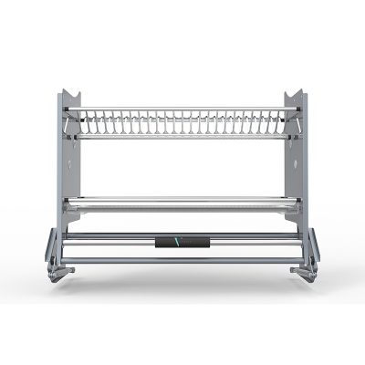 Dish Rack Pull Down Shelf