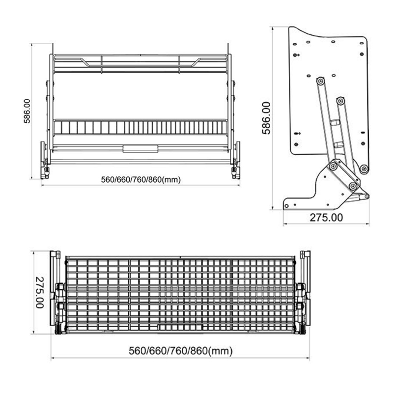 Multi Functional Pull Down Shelf