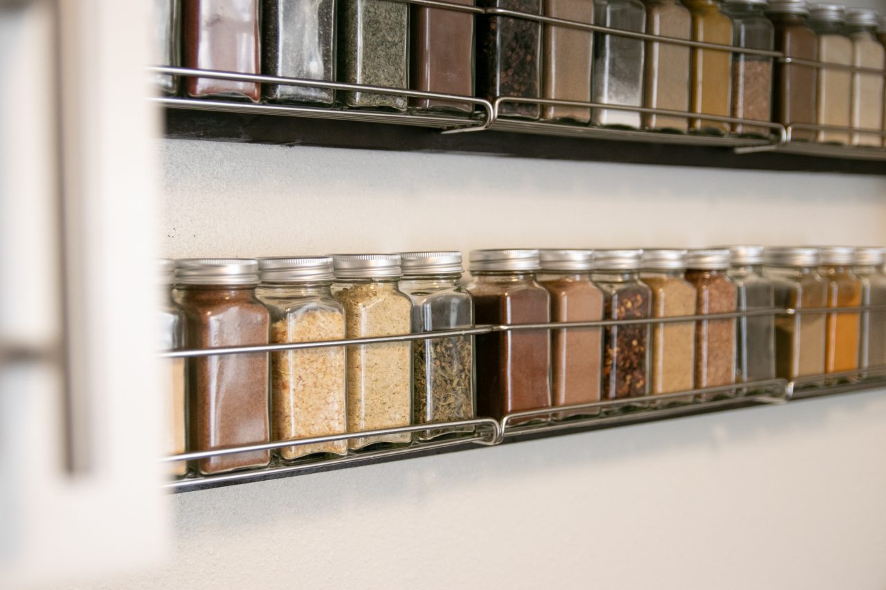 Wall Mounted Spice Rack