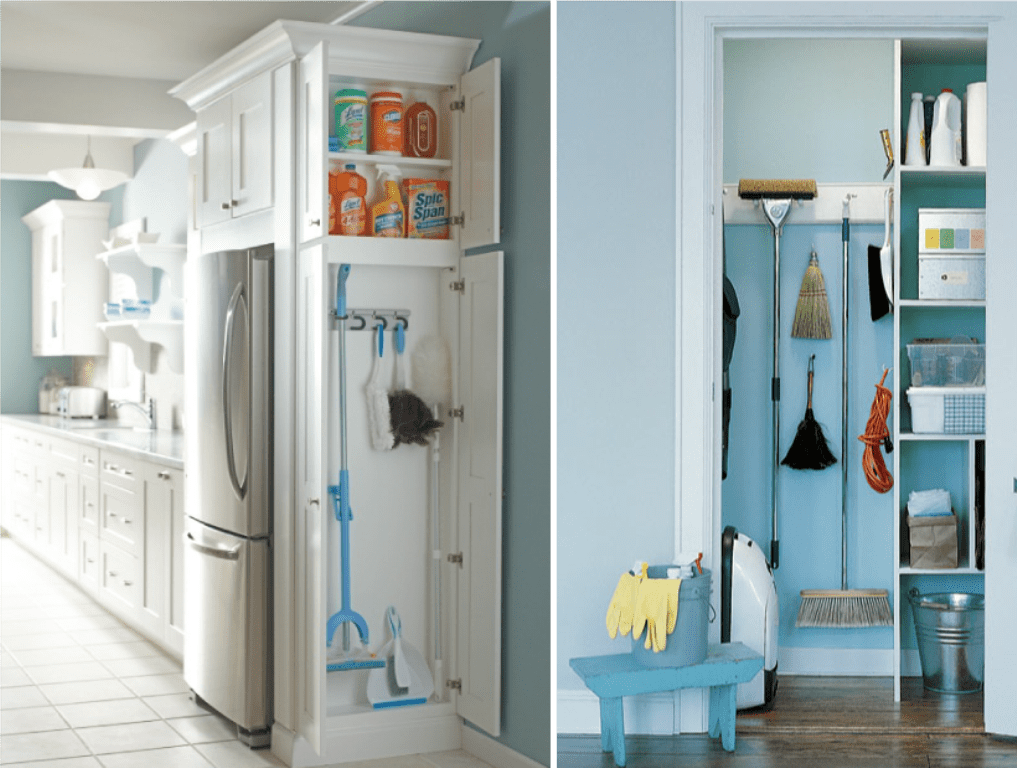 laundry storage cupboards