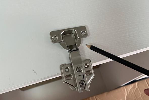 How To Fit Kitchen Door Hinges Venace, How To Measure A Kitchen Door Hinges Adjust Ikea