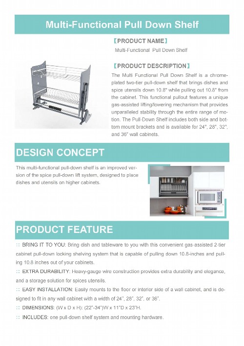 3 Multi Functional Pull Down Shelf 00