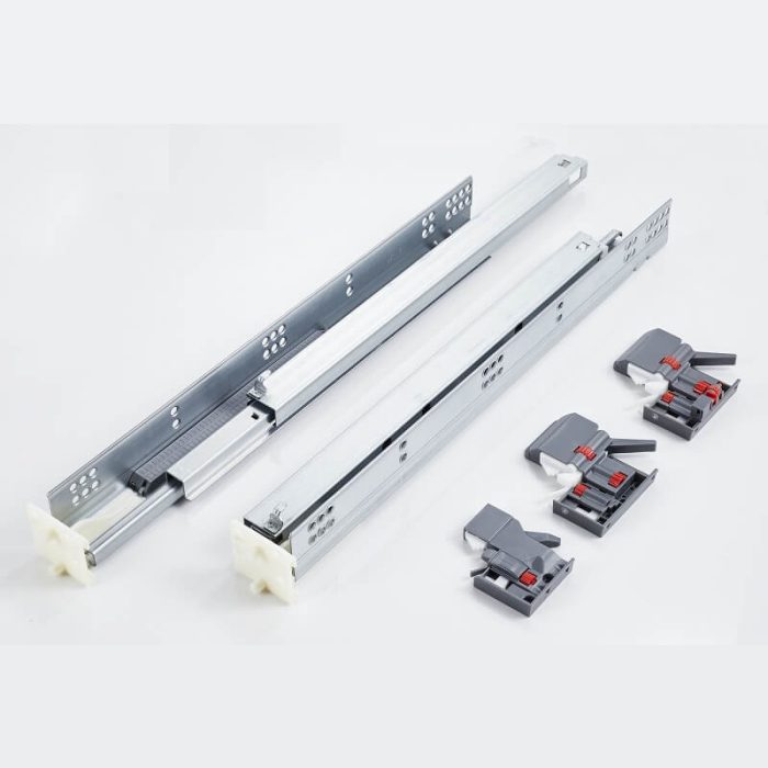 Soft Close Ball Bearing Drawer Slides 20 Inch, 5 Pairs 3-Section Full ...