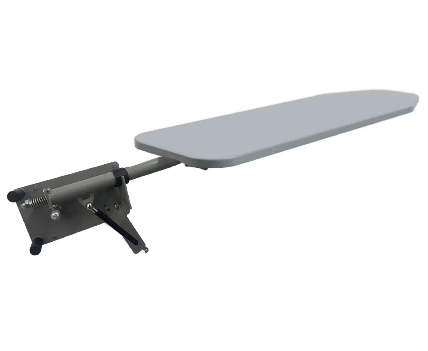 Built-in ironing board metal mechanism and ironing surface