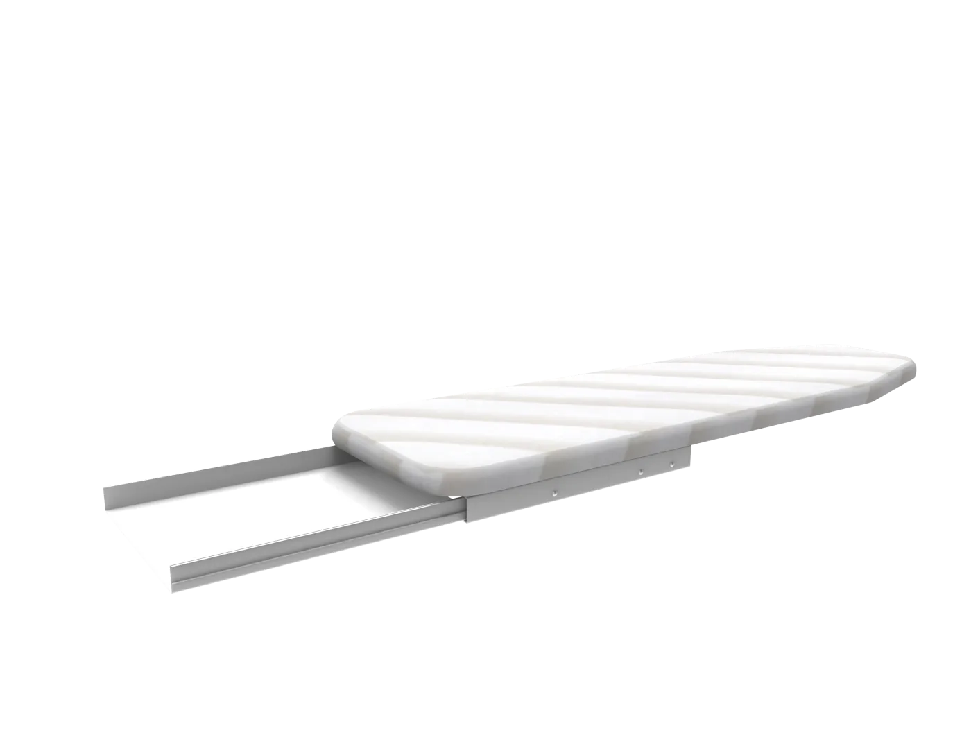 Folding pull out ironing board product render